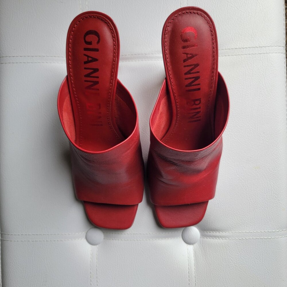 Gianni Binni Red Leater Heels